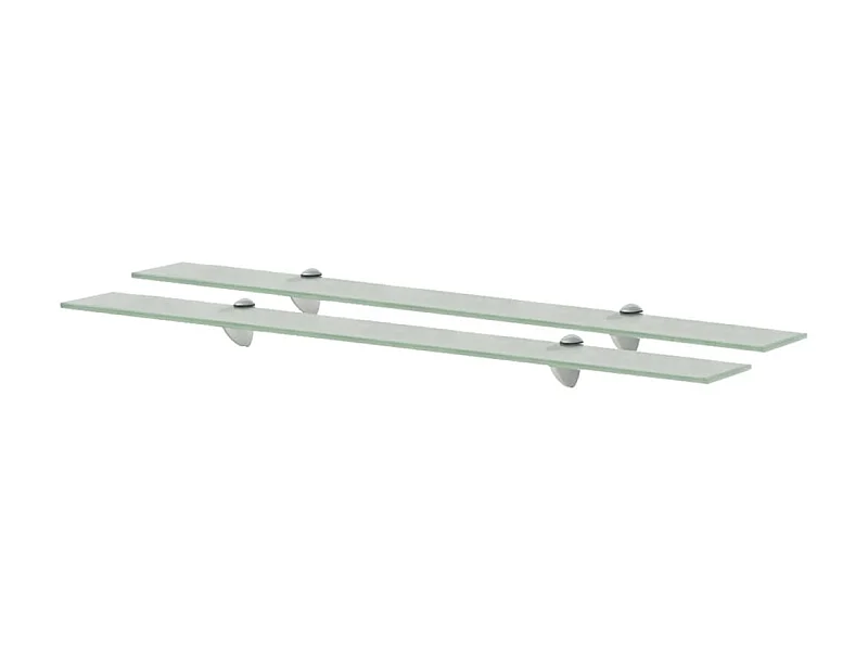 Étagères murales 2 pcs Verre 90x20 8 mm 3