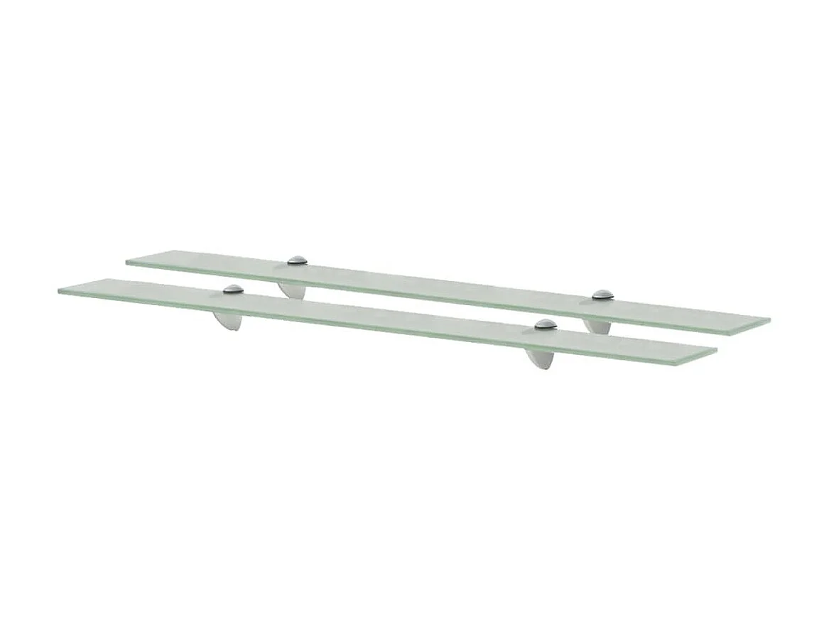 Étagères murales 2 pcs Verre 90x20 8 mm 3