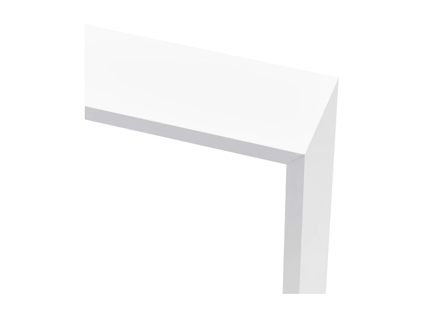 Étagères murales sous forme de cube 3 pcs Blanc MDF