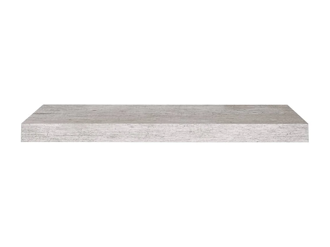Étagère murale flottante Gris béton 60x23,5x3,8 MDF