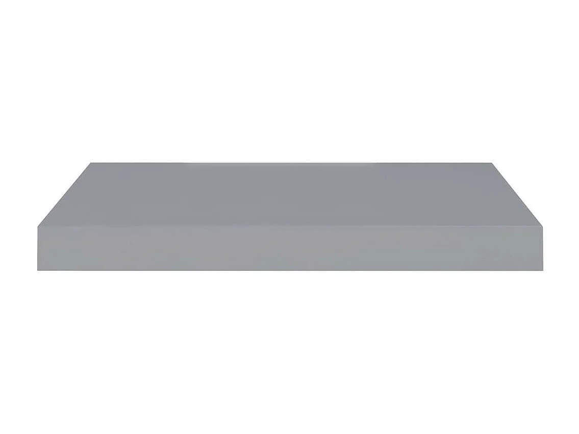 Étagère murale flottante Gris 50x23x3,8 MDF