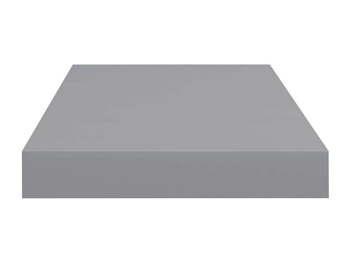 Étagère murale flottante Gris 50x23x3,8 MDF