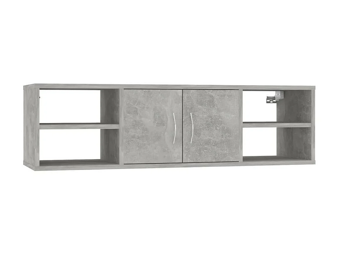 Étagère murale Gris béton 102x30x29