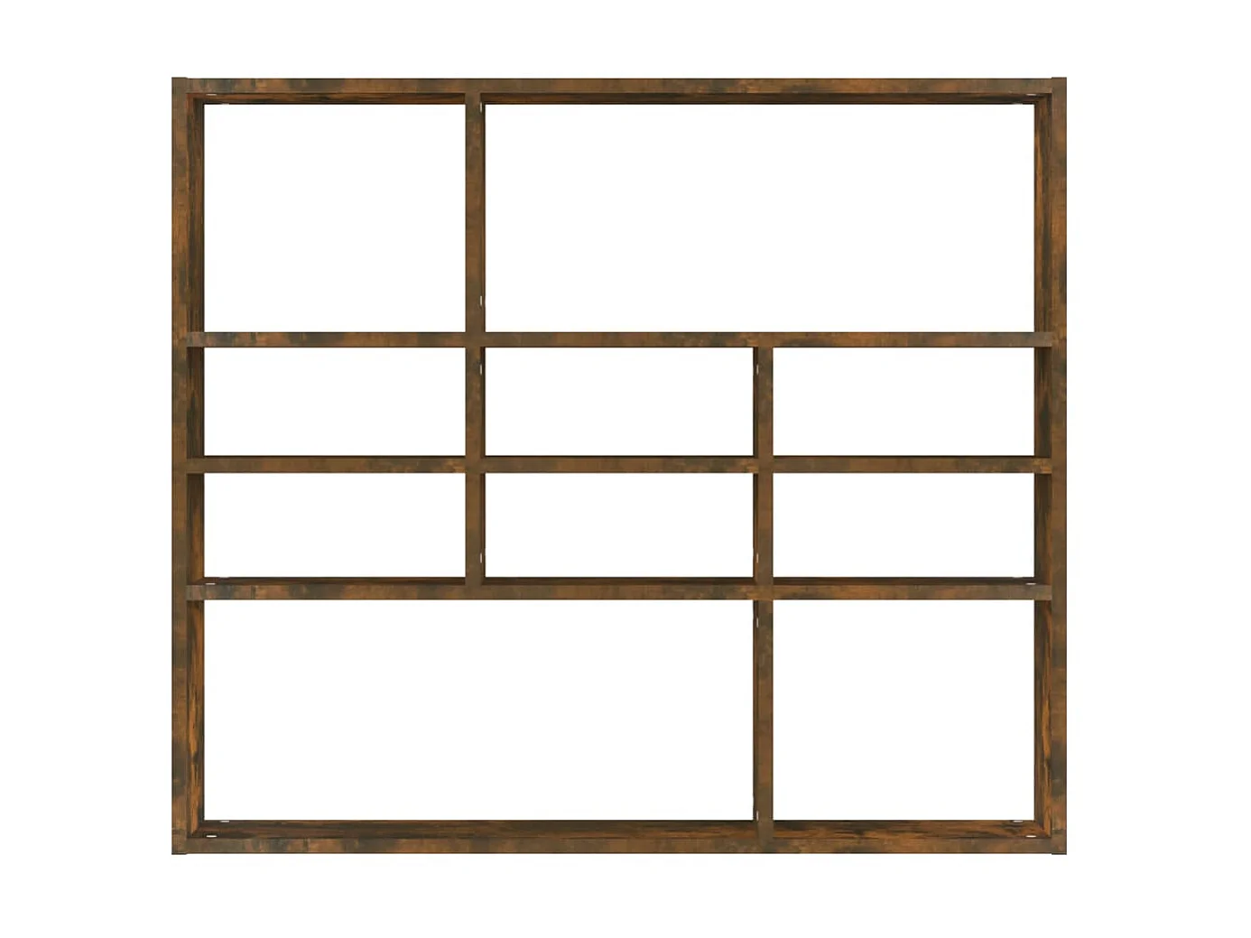 Étagère murale Chêne fumé 90x16x78 Bois d'ingénierie