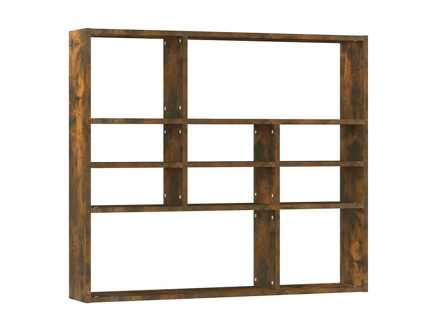 Étagère murale Chêne fumé 90x16x78 Bois d'ingénierie