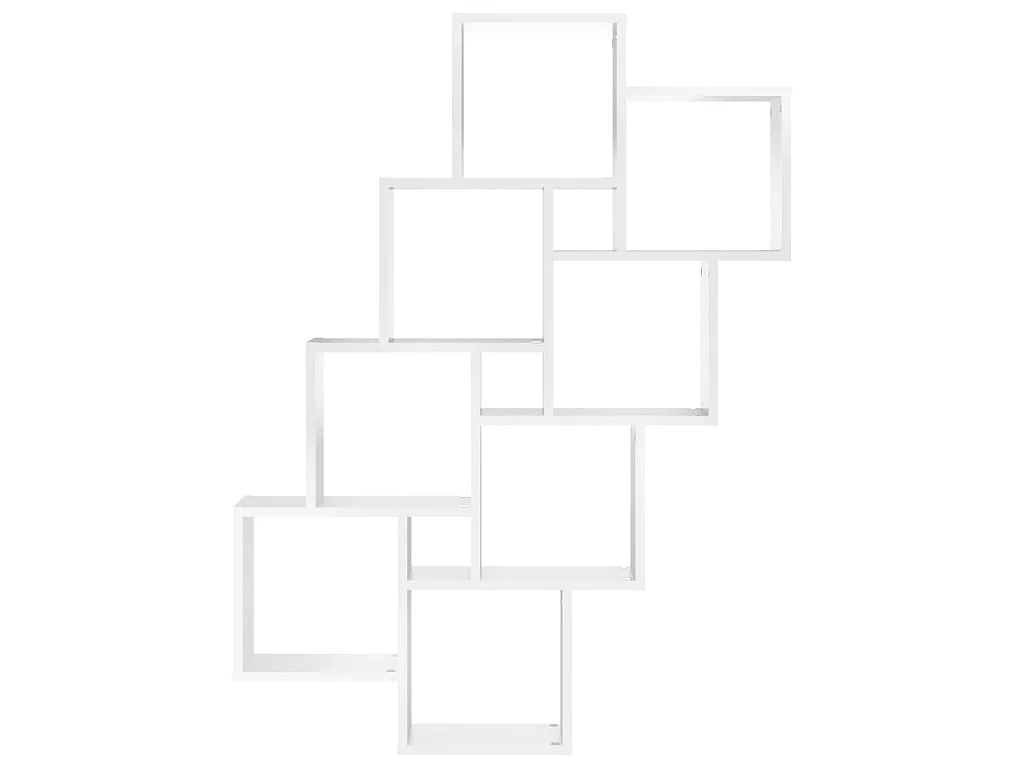 Étagère cube murale Blanc 90x15x119