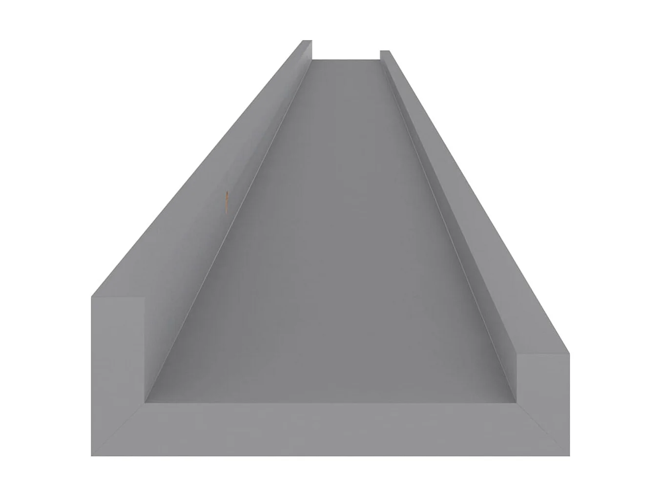 Étagères murales 2 pcs Gris 115x9x3