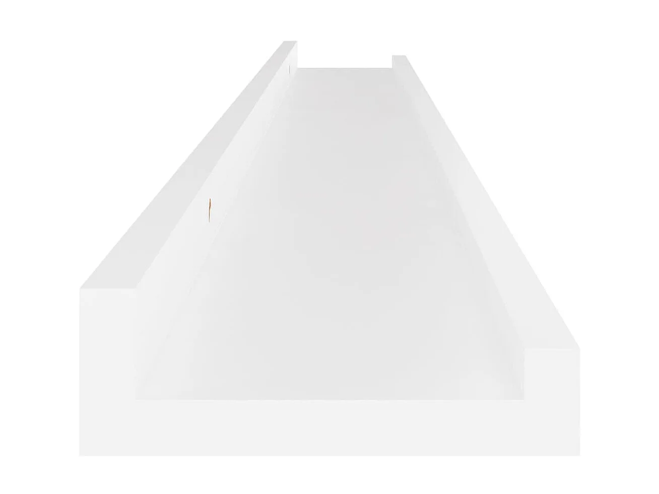 Étagères murales 4 pcs Blanc 100x9x3