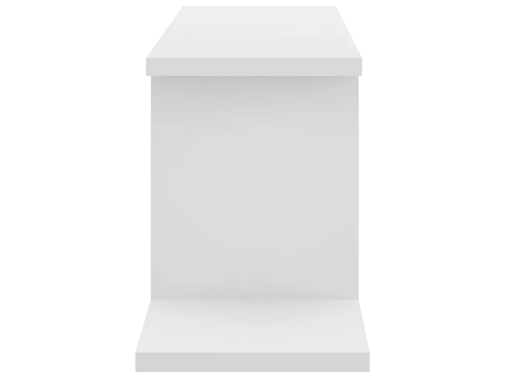 Étagère TV murale Blanc 125x18x23