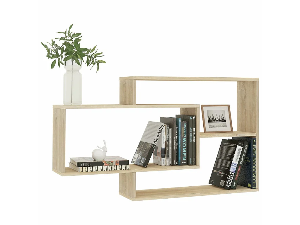 Étagères murales Chêne sonoma 104x20x60