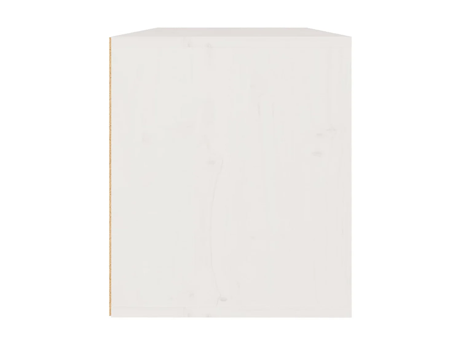 Armoire murale Blanc 60x30x35 Bois de pin massif
