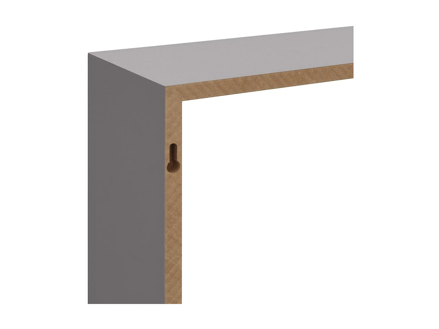 Étagères murales sous forme de cube 3 pcs Gris MDF