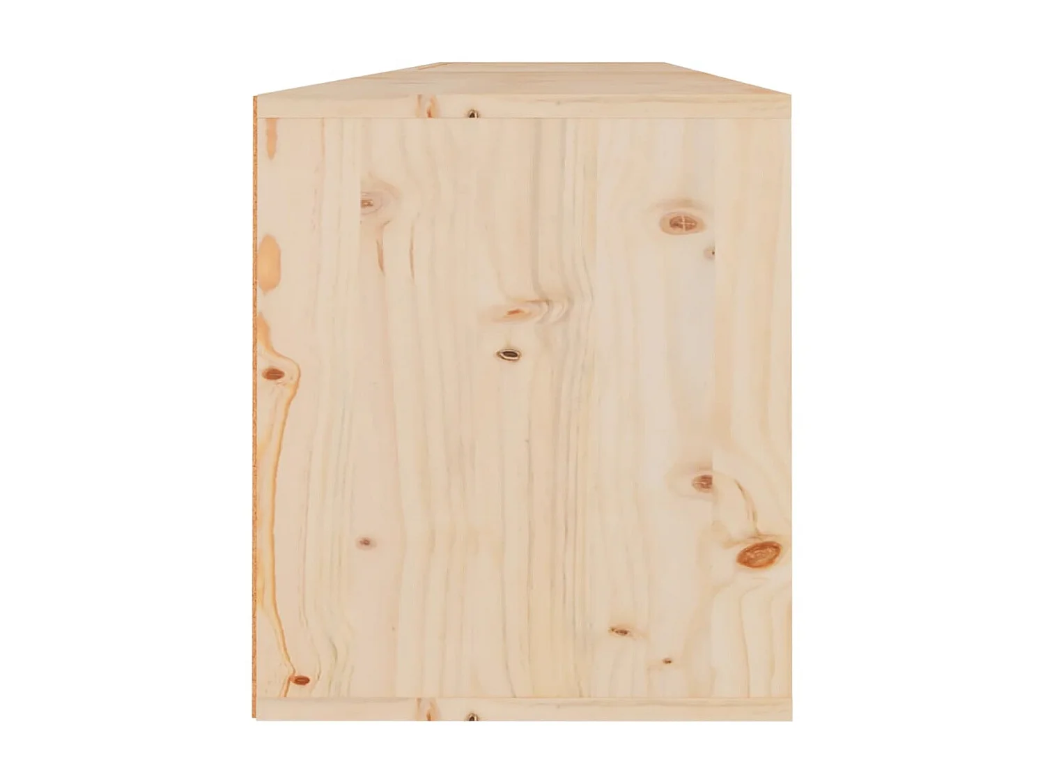Armoires murales 2 pcs 80x30x35 Bois de pin massif