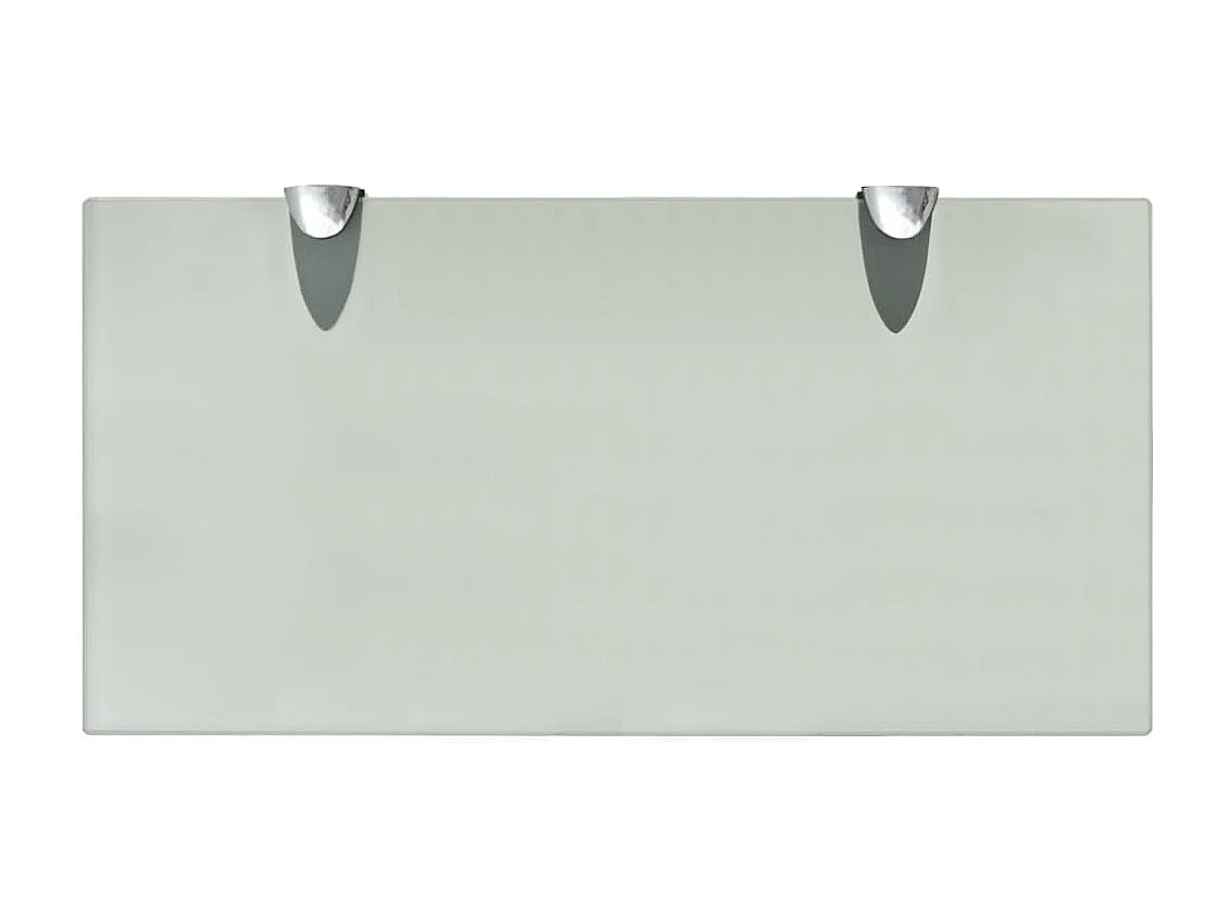 Étagères murales 2 pcs Verre 40x20 8 mm 3