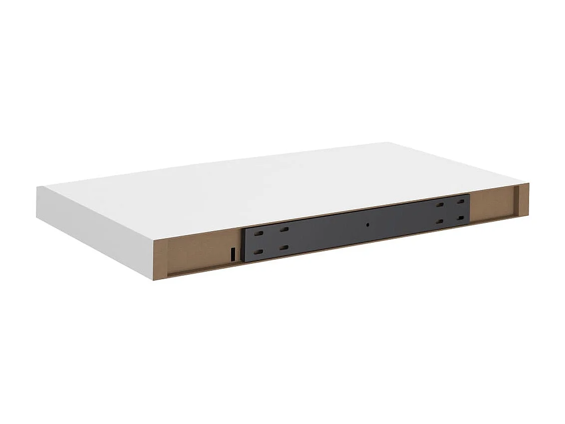 Étagère murale flottante Blanc 50x23x3,8 MDF