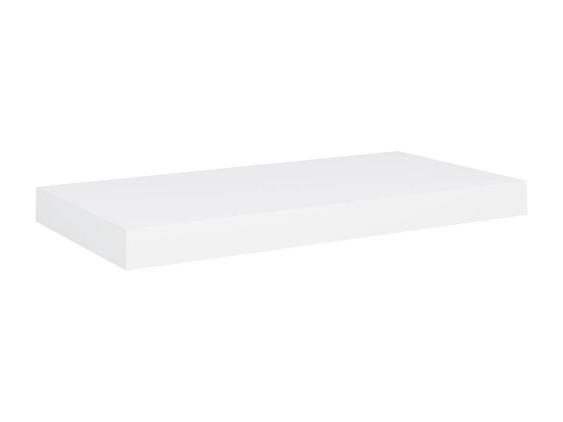 Étagère murale flottante Blanc 50x23x3,8 MDF
