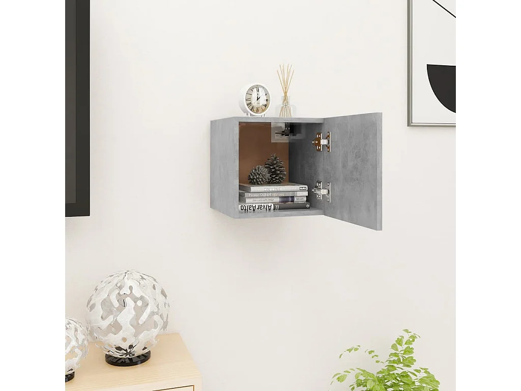 Étagère murale Gris béton 30,5x30x30