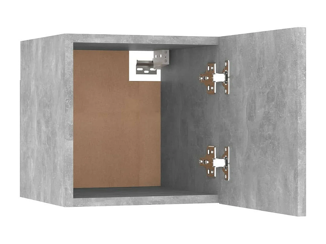 Étagère murale Gris béton 30,5x30x30