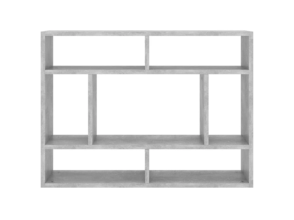 Étagère murale Gris béton 75x16x55