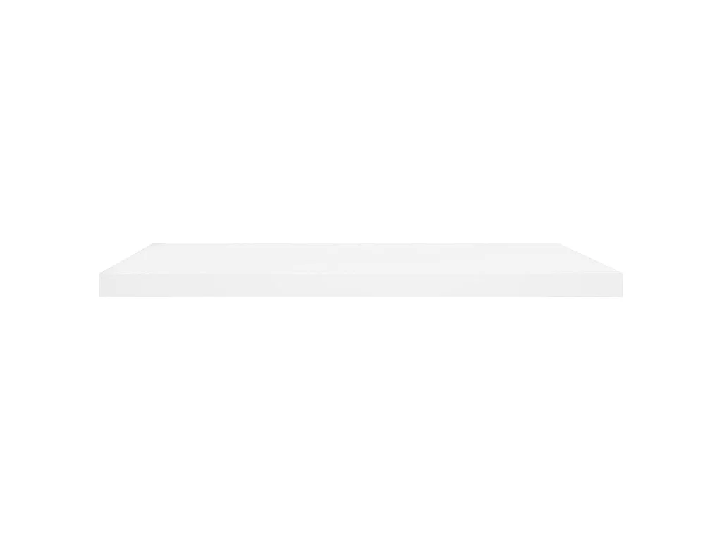 Étagère murale flottante Chêne et blanc 80x23,5x3,8 MDF