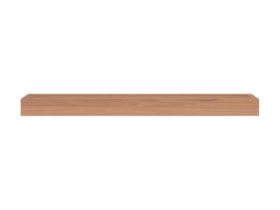 Étagères murales 2 pcs 90x15x6 Bois de teck massif