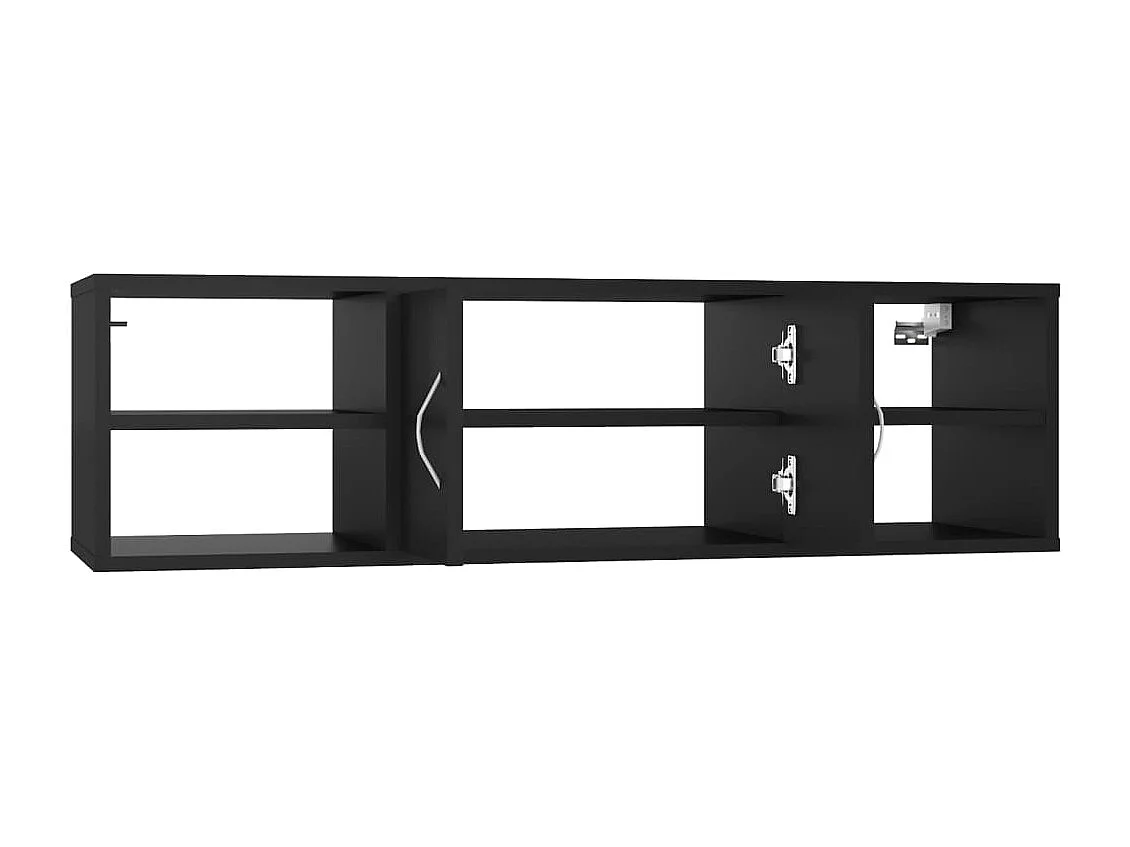 Étagère murale Noir 102x30x29