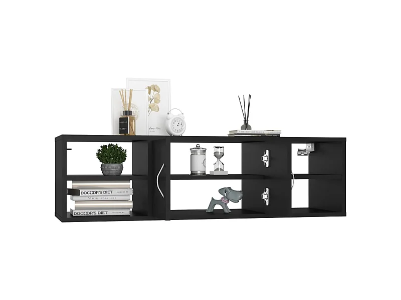 Étagère murale Noir 102x30x29