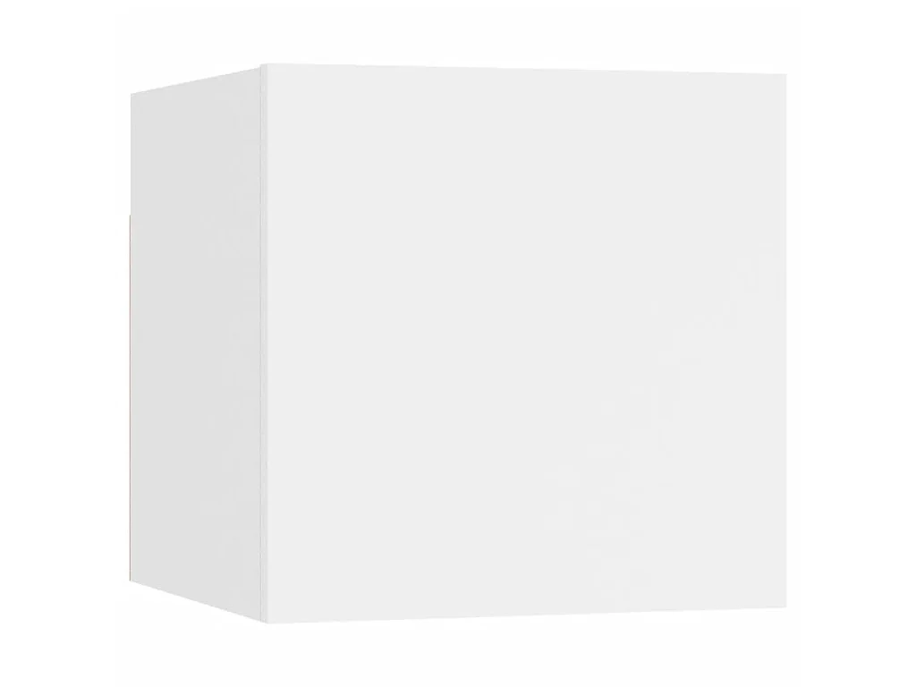 Étagère murale 2 pcs Blanc 30,5x30x30