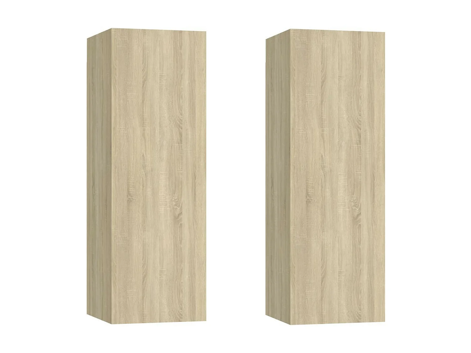 Etagère murale 2 pcs Chêne sonoma 30,5x30x90