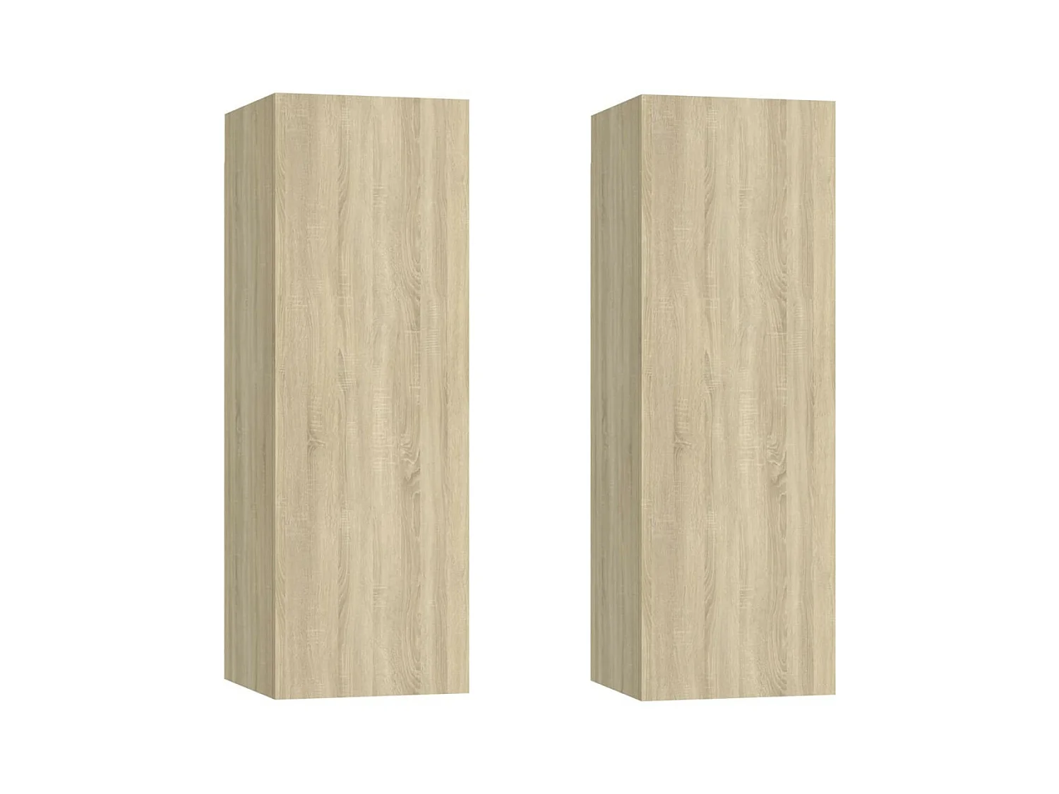Etagère murale 2 pcs Chêne sonoma 30,5x30x90