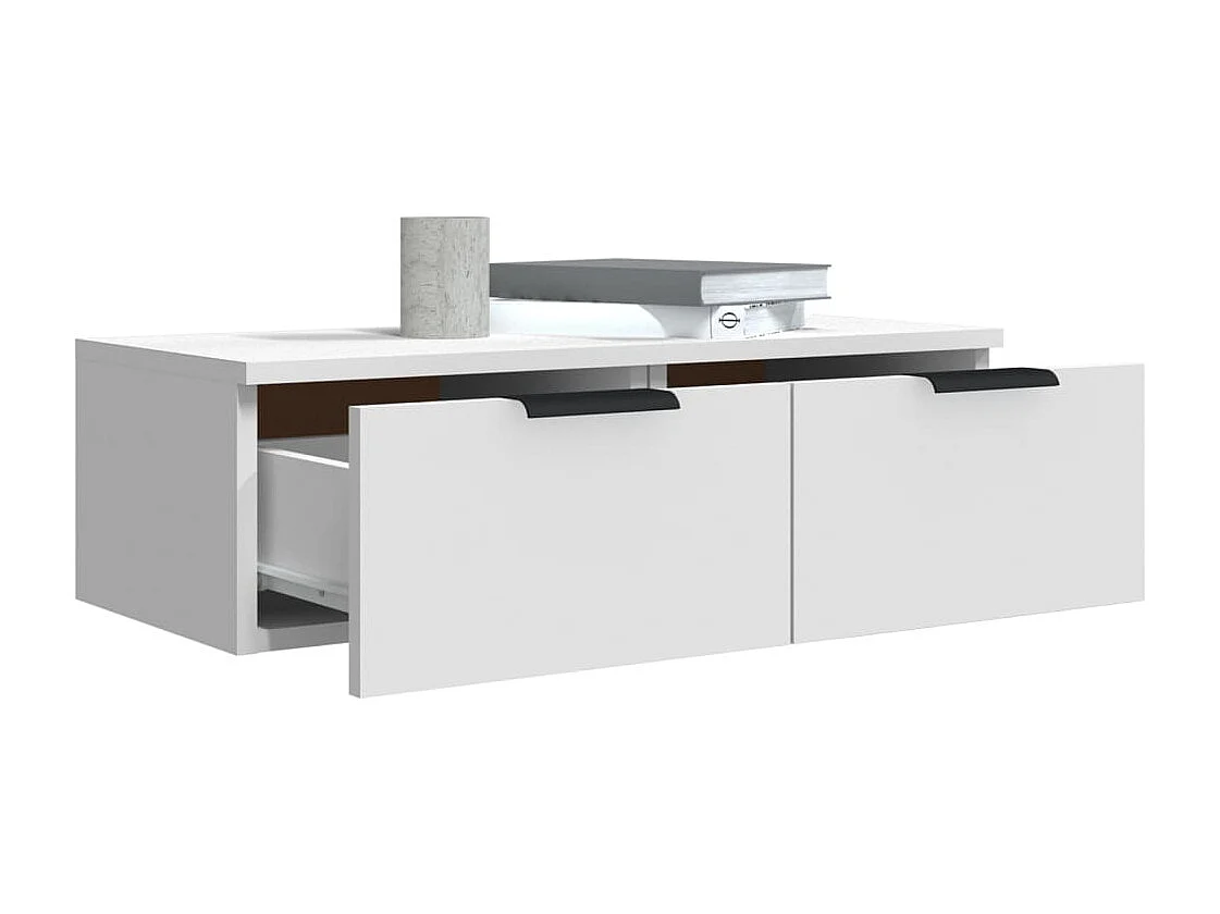 Armoire murale Blanc 68x30x20 Bois d'ingénierie