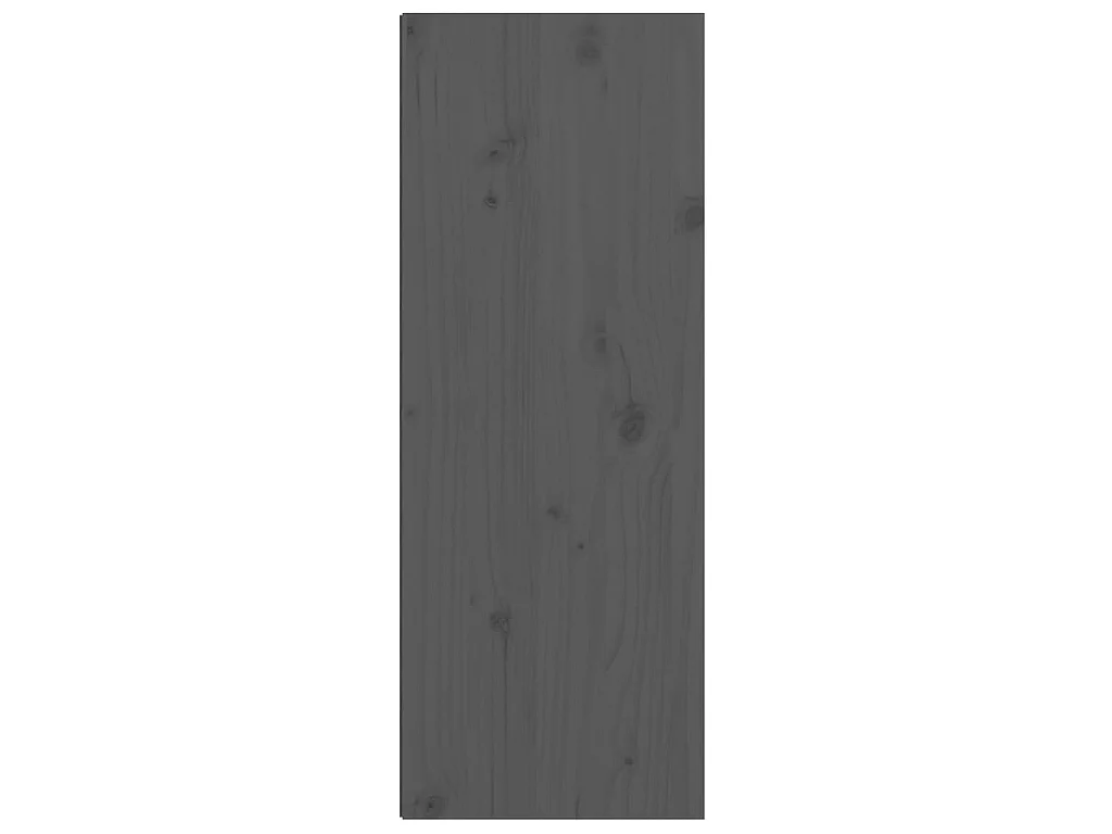 Armoire murale Gris 30x30x80 Bois de pin massif