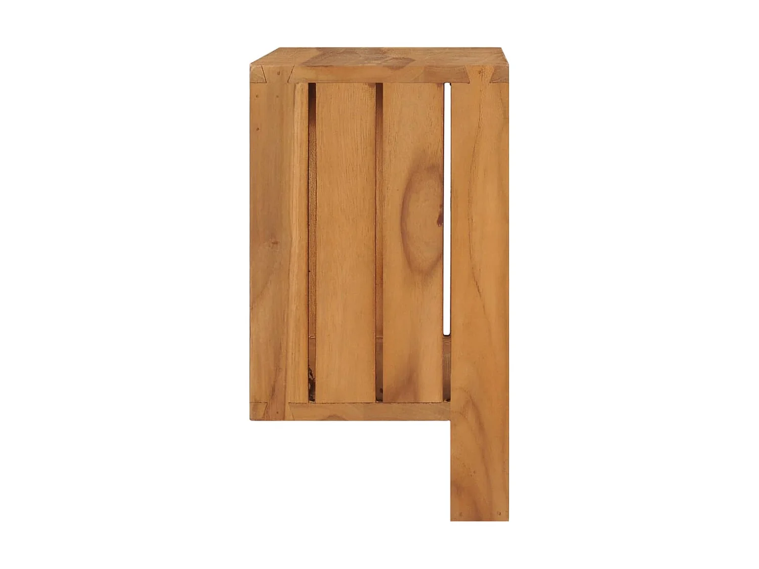 Porte-serviette mural 35x20x35 Bois de teck solide
