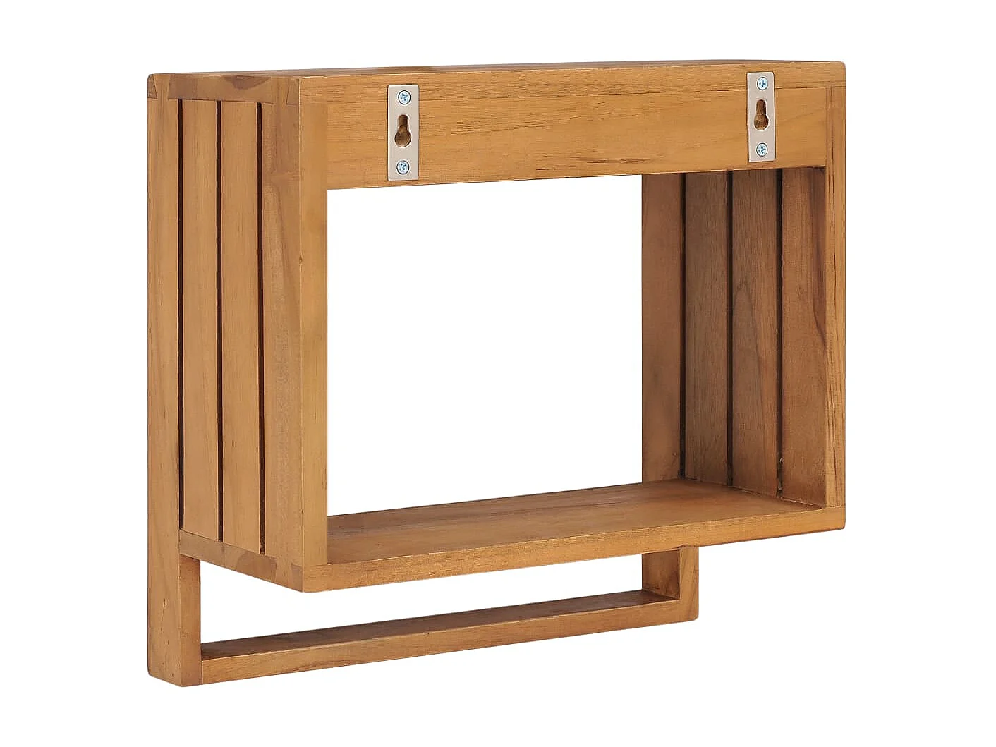 Porte-serviette mural 35x20x35 Bois de teck solide