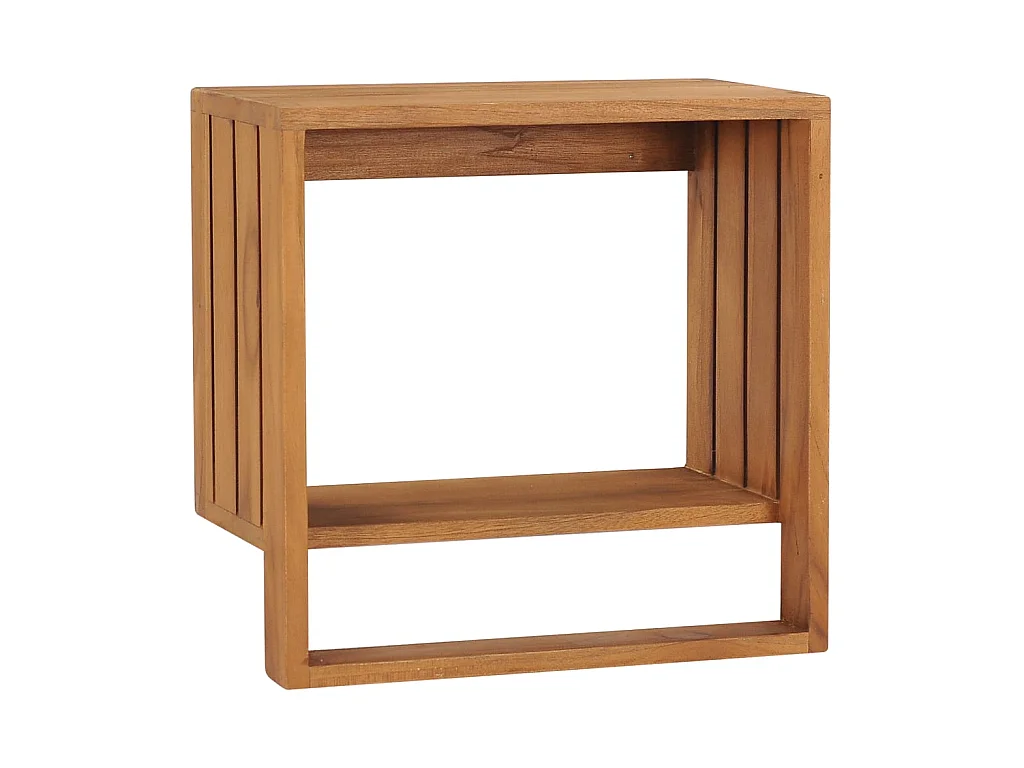 Porte-serviette mural 35x20x35 Bois de teck solide