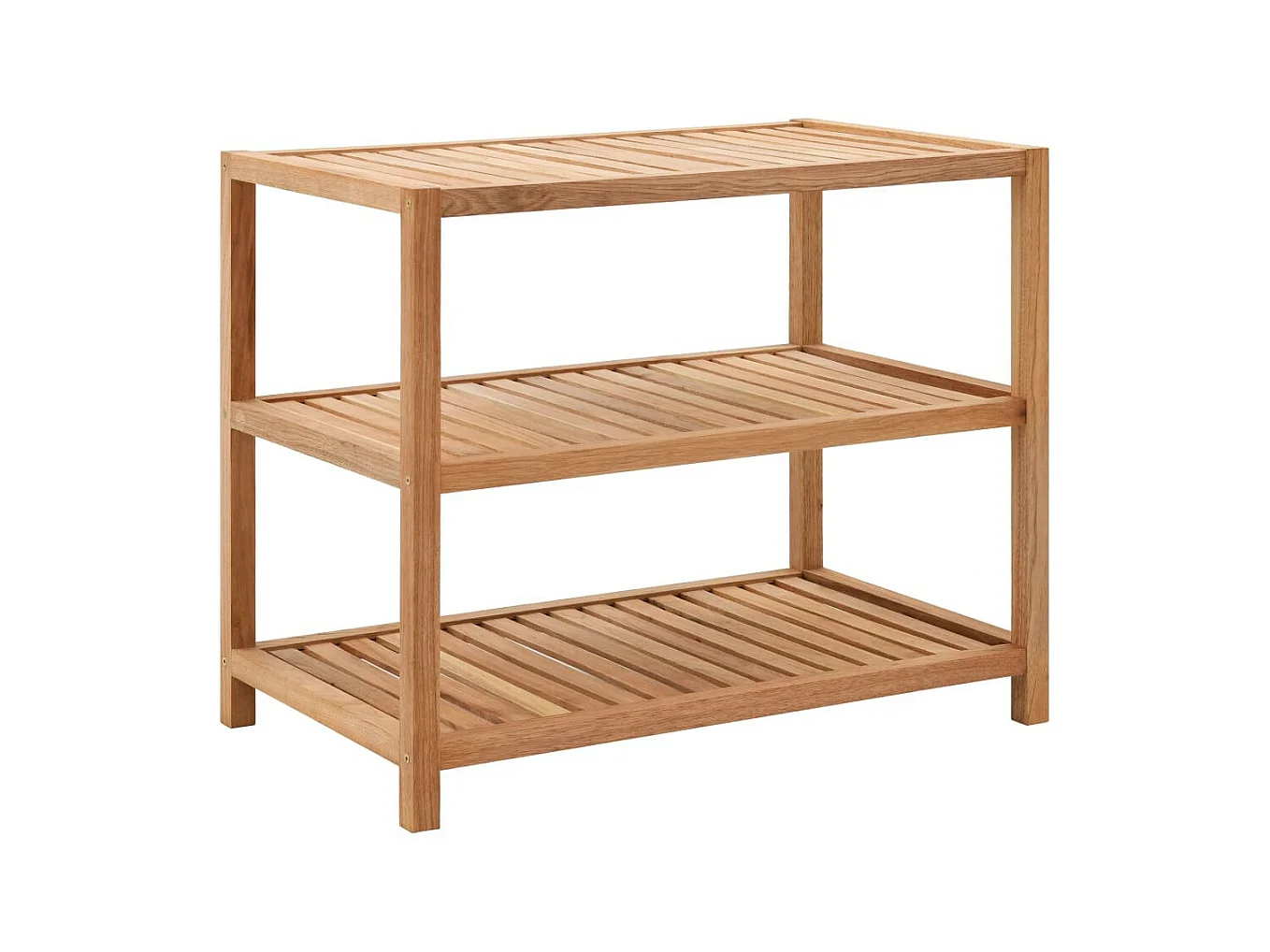 Étagère de salle de bain Bois de noyer massif 65 x 40x55