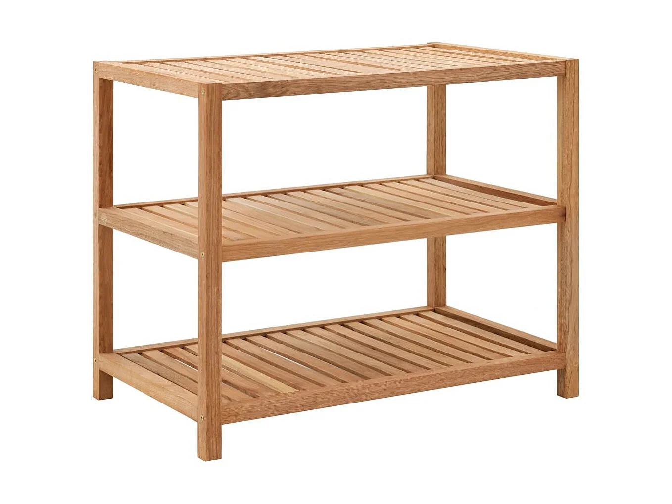 Étagère de salle de bain Bois de noyer massif 65 x 40x55