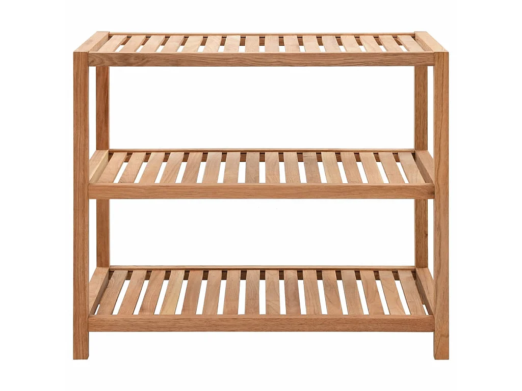 Étagère de salle de bain Bois de noyer massif 65 x 40x55