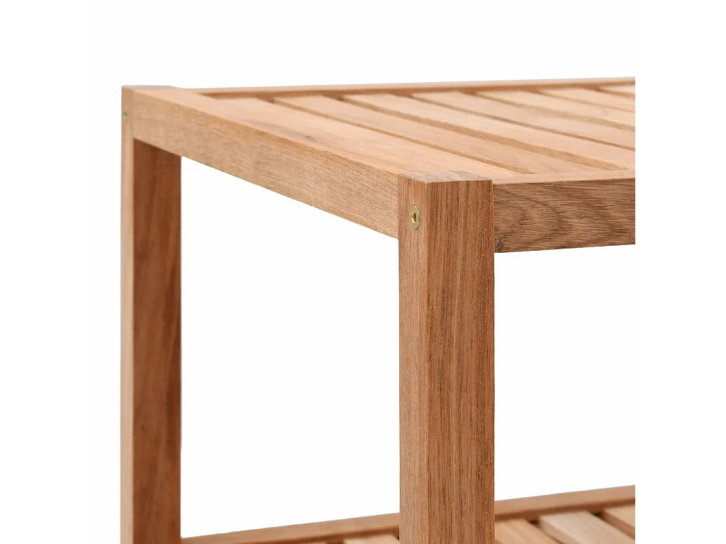 Étagère de salle de bain Bois de noyer massif 65 x 40x55