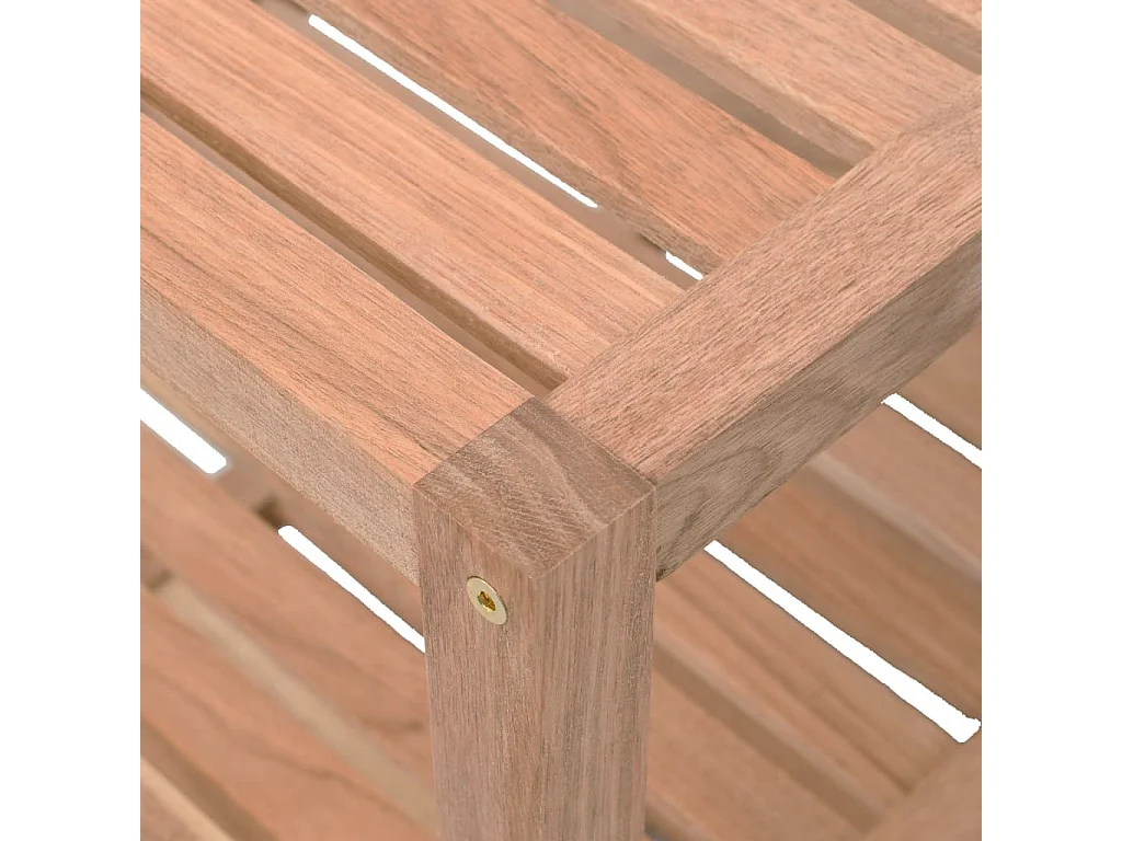 Étagère de salle de bain Bois de noyer massif 65 x 40x55