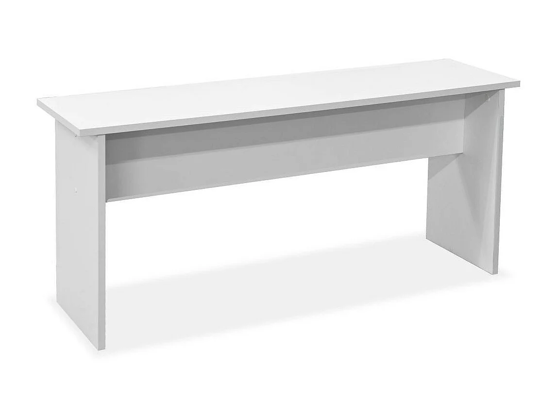 Table et 2 banc bois blanc Kazane