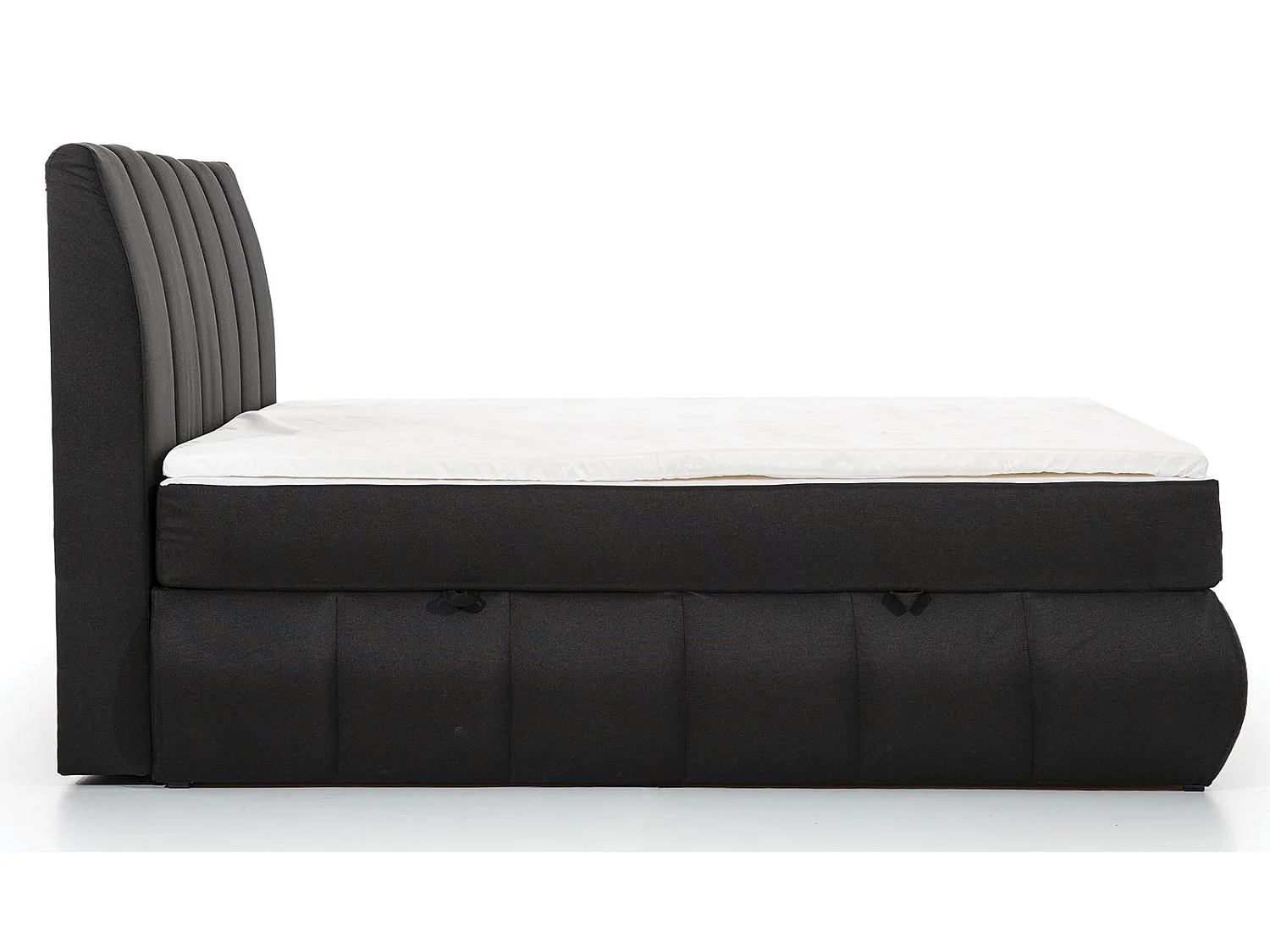 Lit continental matelassé tissu doux bordeaux Florencia-160x200