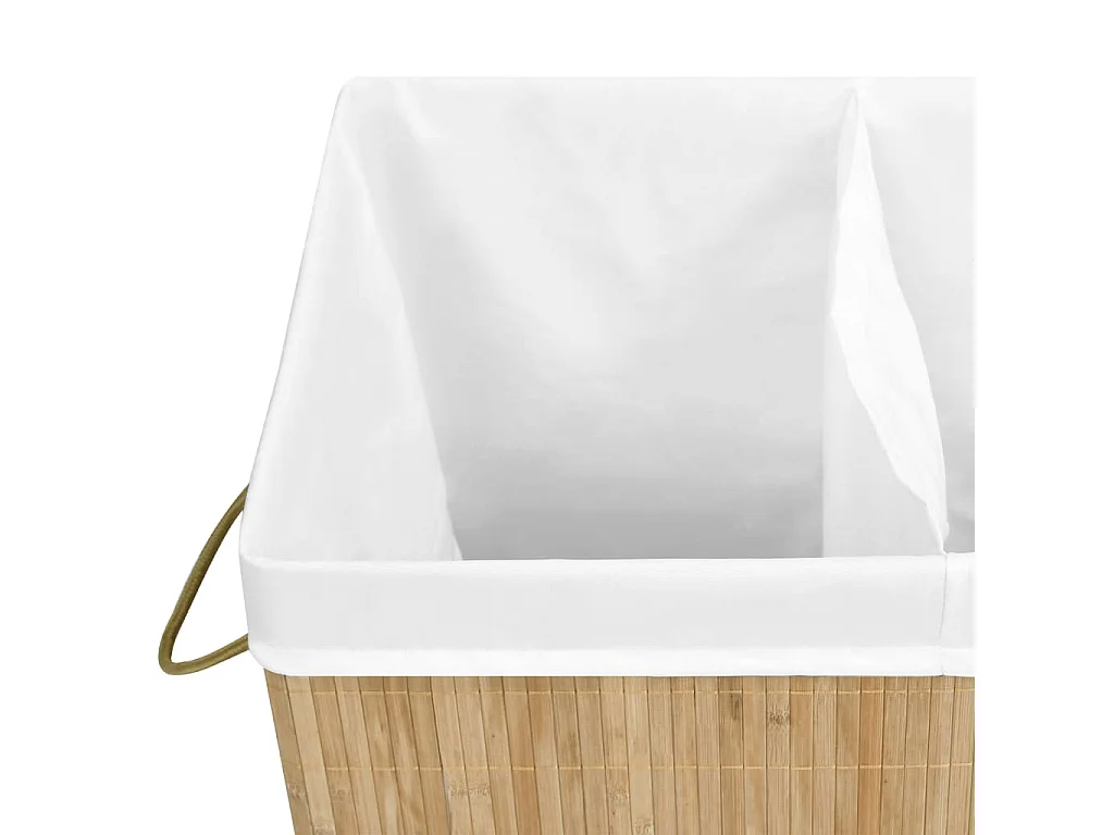 Panier à linge Bambou 100 L