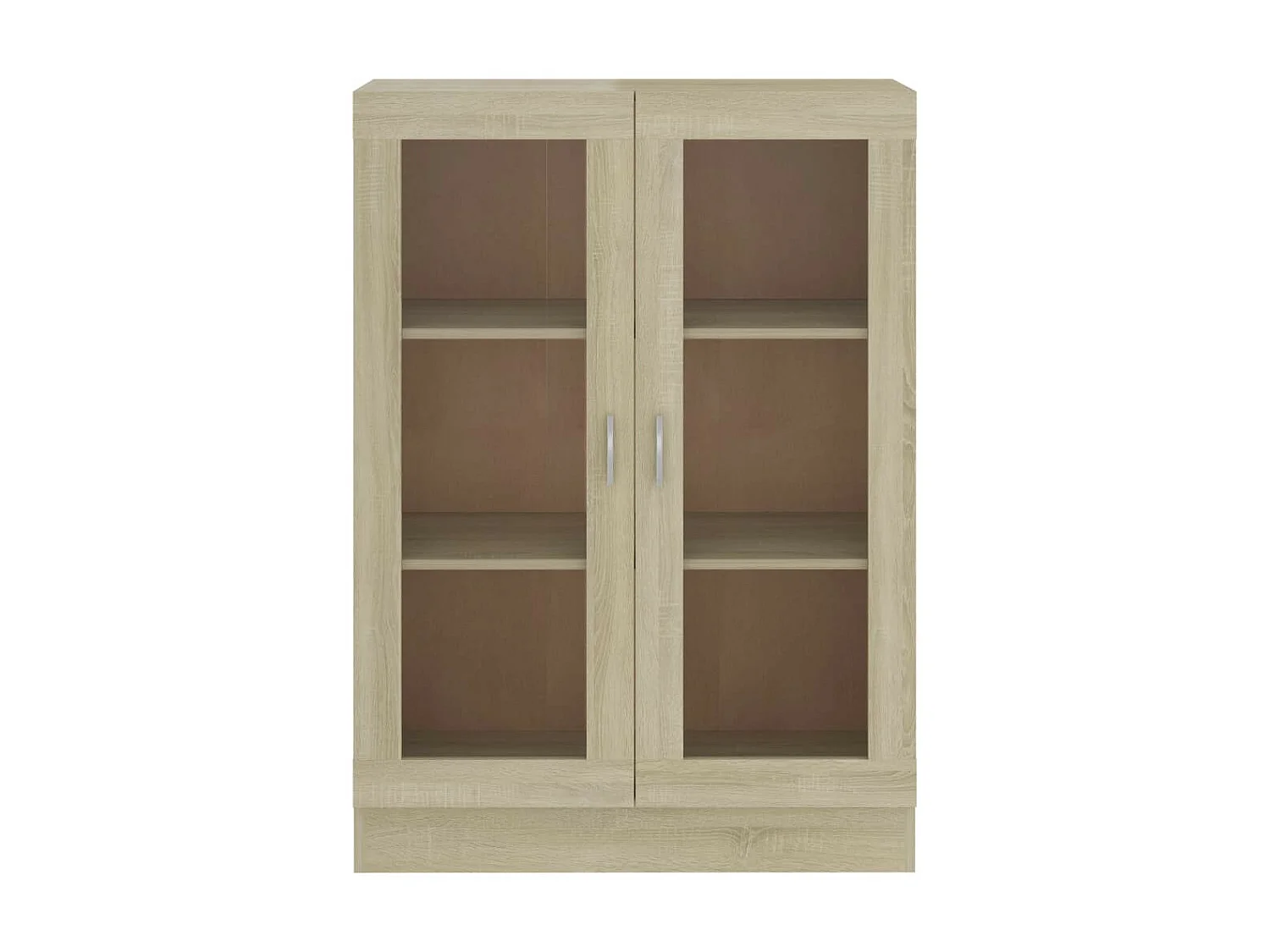 Armoire à vitrine Chêne sonoma 82,5x30,5x115