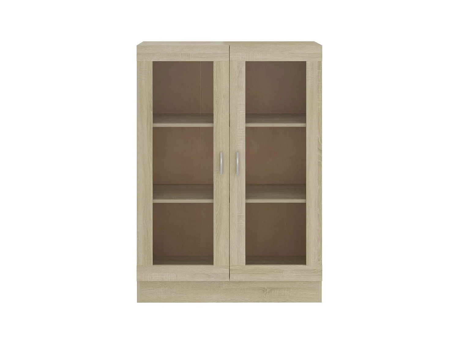 Armoire à vitrine Chêne sonoma 82,5x30,5x115