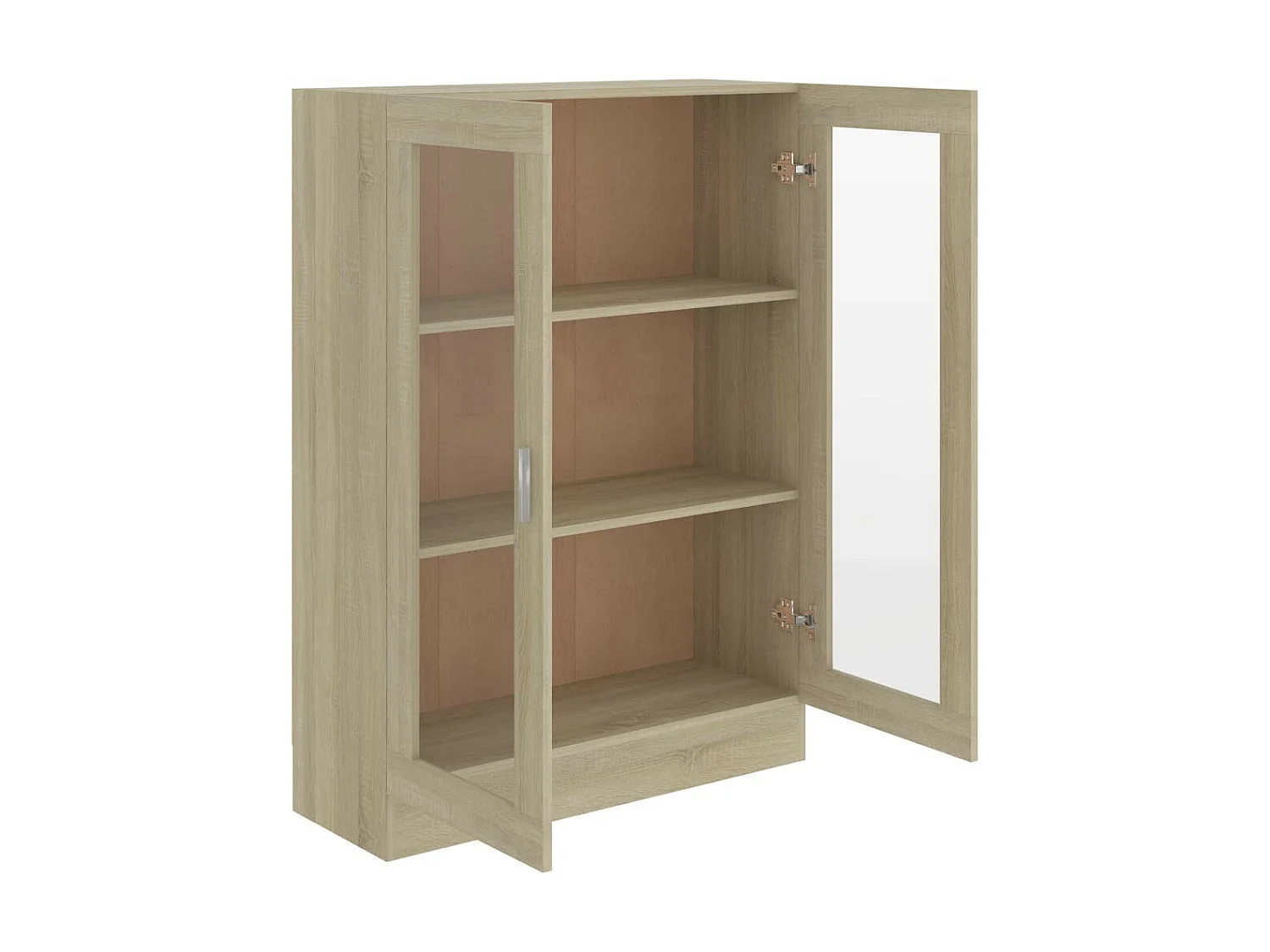 Armoire à vitrine Chêne sonoma 82,5x30,5x115