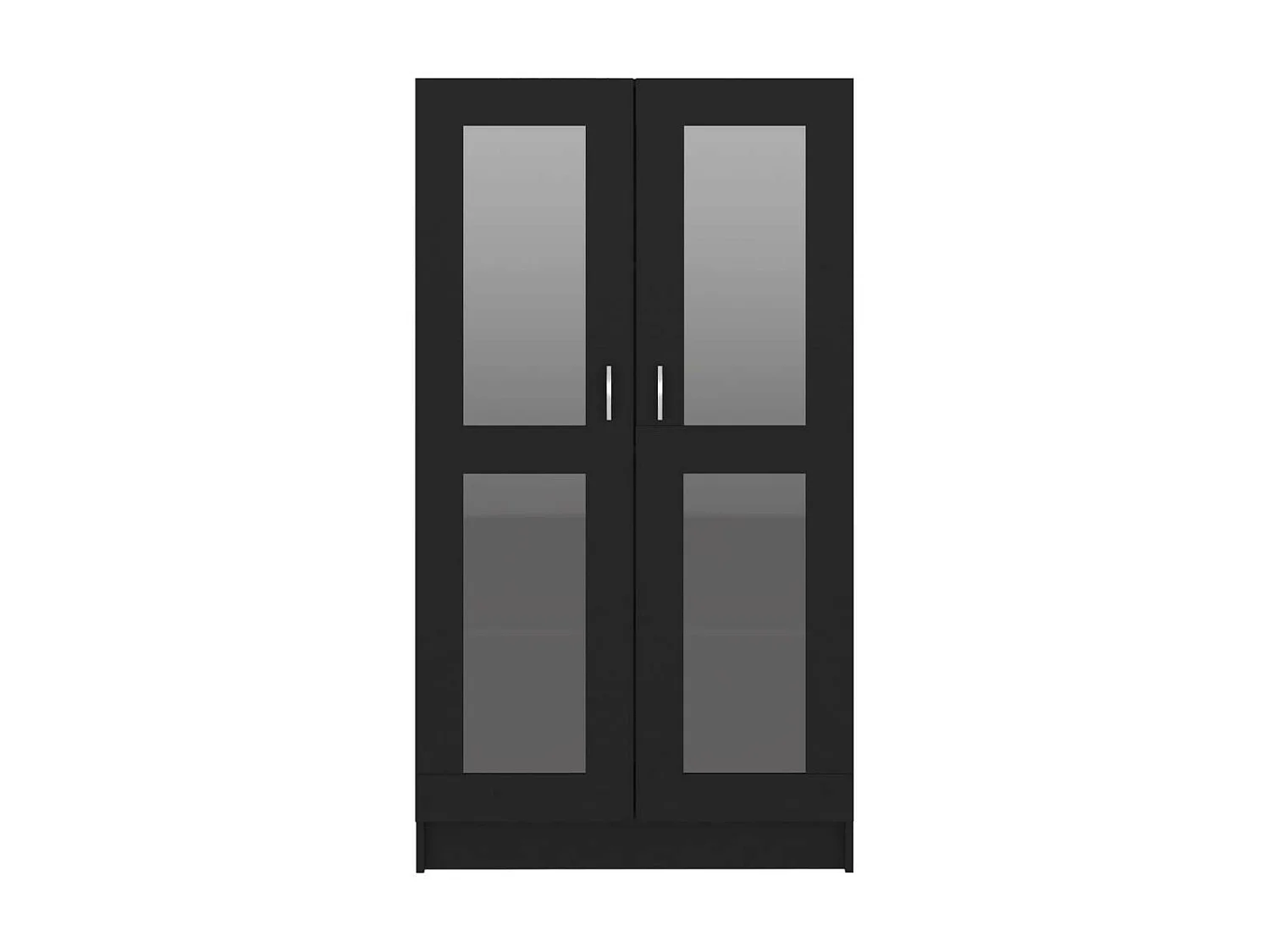 Armoire à vitrine Noir 82,5x30,5x150