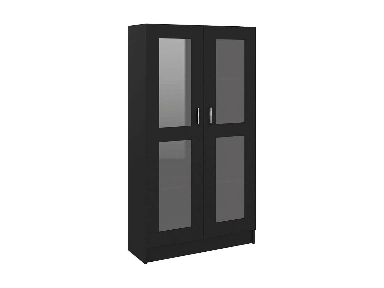 Armoire à vitrine Noir 82,5x30,5x150