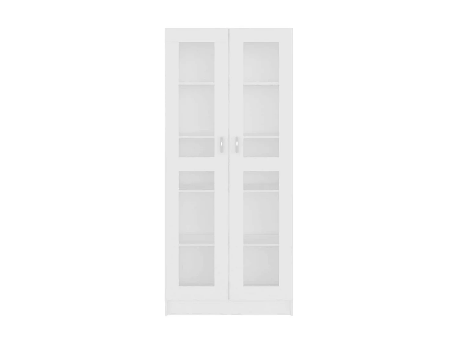 Armoire à vitrine Blanc 82,5x30,5x185,5