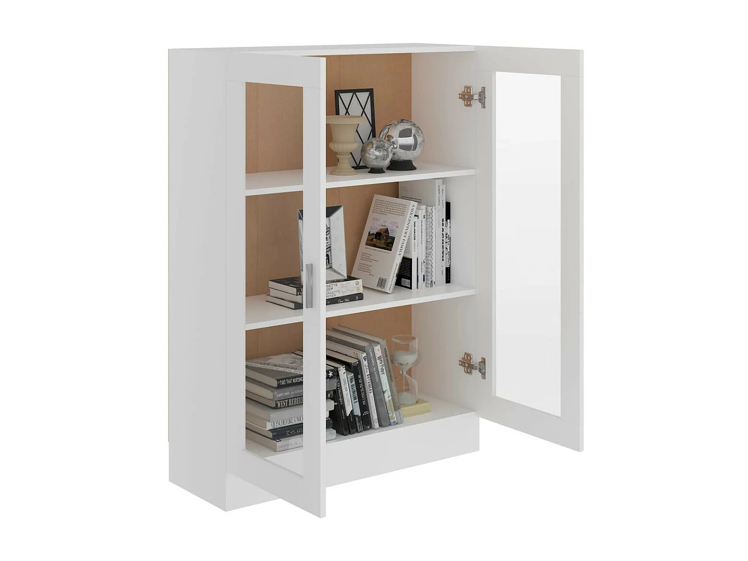 Armoire à vitrine Blanc 82,5x30,5x115